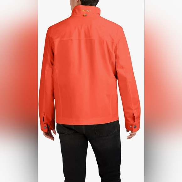 Nautica Men's Size L Full Zip Pride Windbreaker Weather Resistant Jacket NWT - Picture 2 of 14